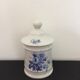 Pot with porcelain lid of the Lys Royal Limoges