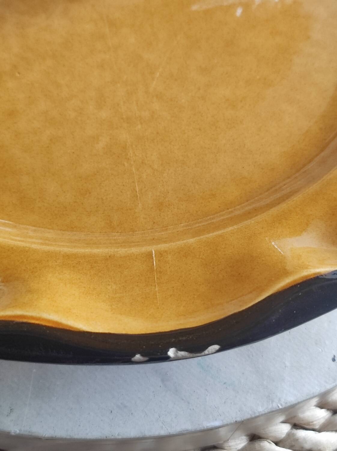 Haute Provence earthenware dinner plates