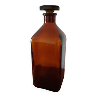 Vintage amber bottle
