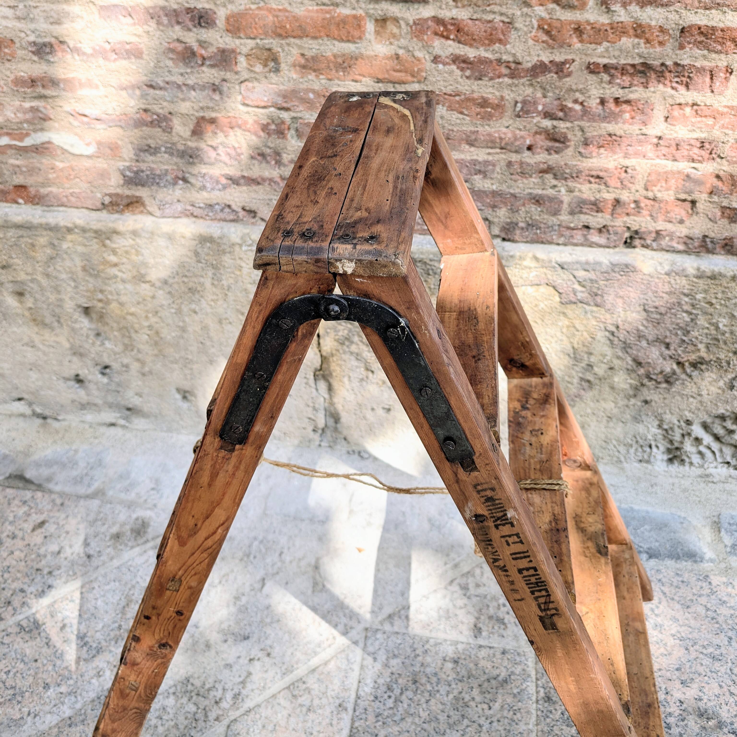 Old painter's stepladder