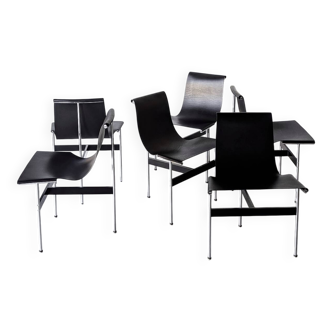 Chaises vintage 3LC T Chair, W. Katavolos édition Laverne Int. 1952