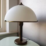 White mushroom table lamp 1970s space age