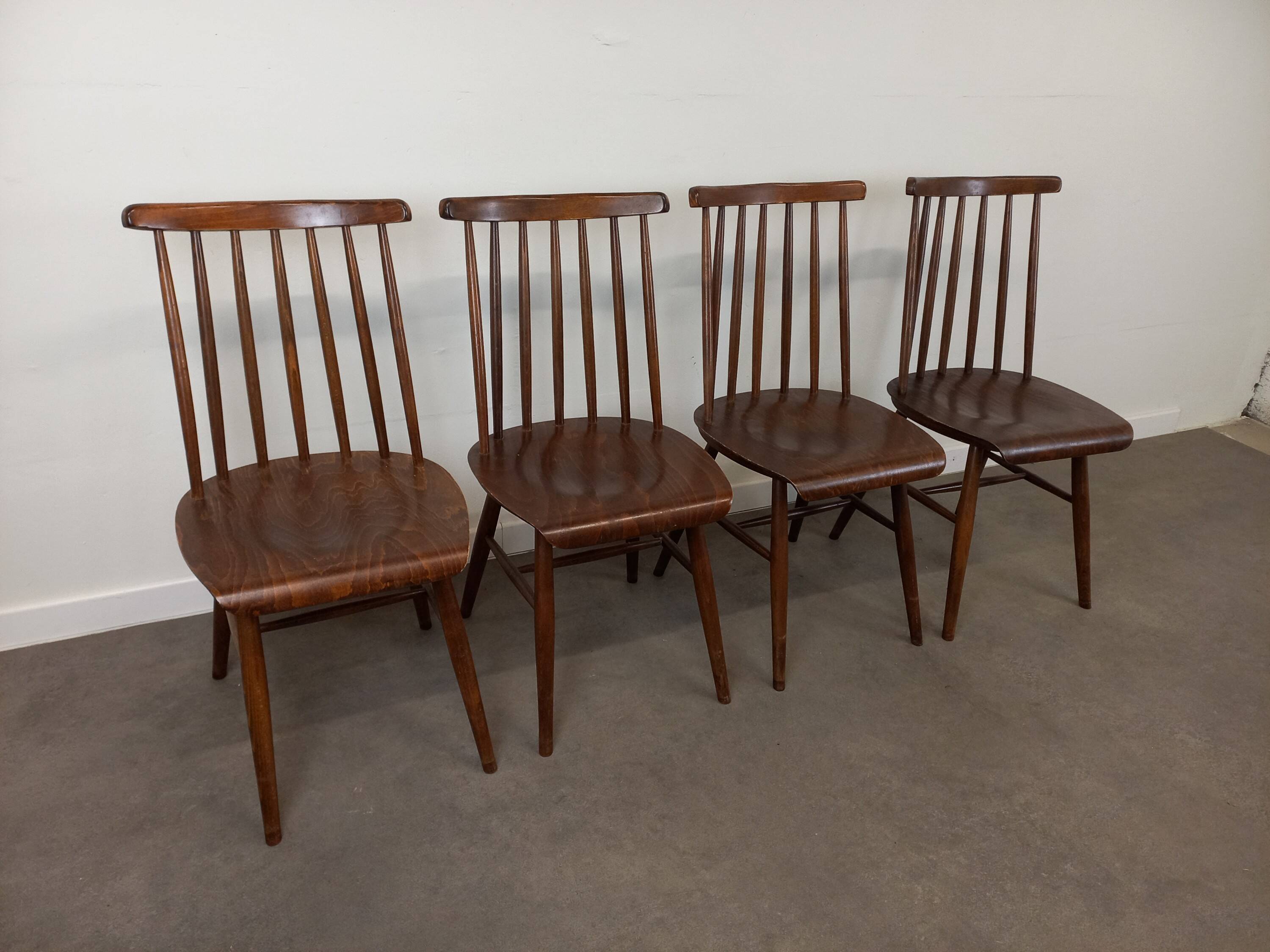 Scandinavian chairs set of 4