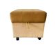 Vintage pouffe / footstool with storage space