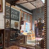 Large antique engraved and gilded wall mirror – Venetian style