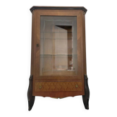 Vintage display cabinet in rosewood veneer