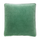 Coussin en velours 50x50cm couleur vert lichen