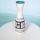Vintage vase W-Germany flowers from the 1960s, natural boho tones.