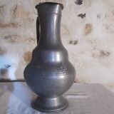 Large pewter pitcher