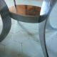 Table en verre fumé
