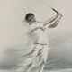 Lithograph Maurice Fillonneau Golfer 144/600 Aqua-Blues Certificate