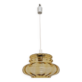 Amber crystal pendant lamp from the 60s/70s
