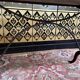 Bistro table in cast iron and marble 1900