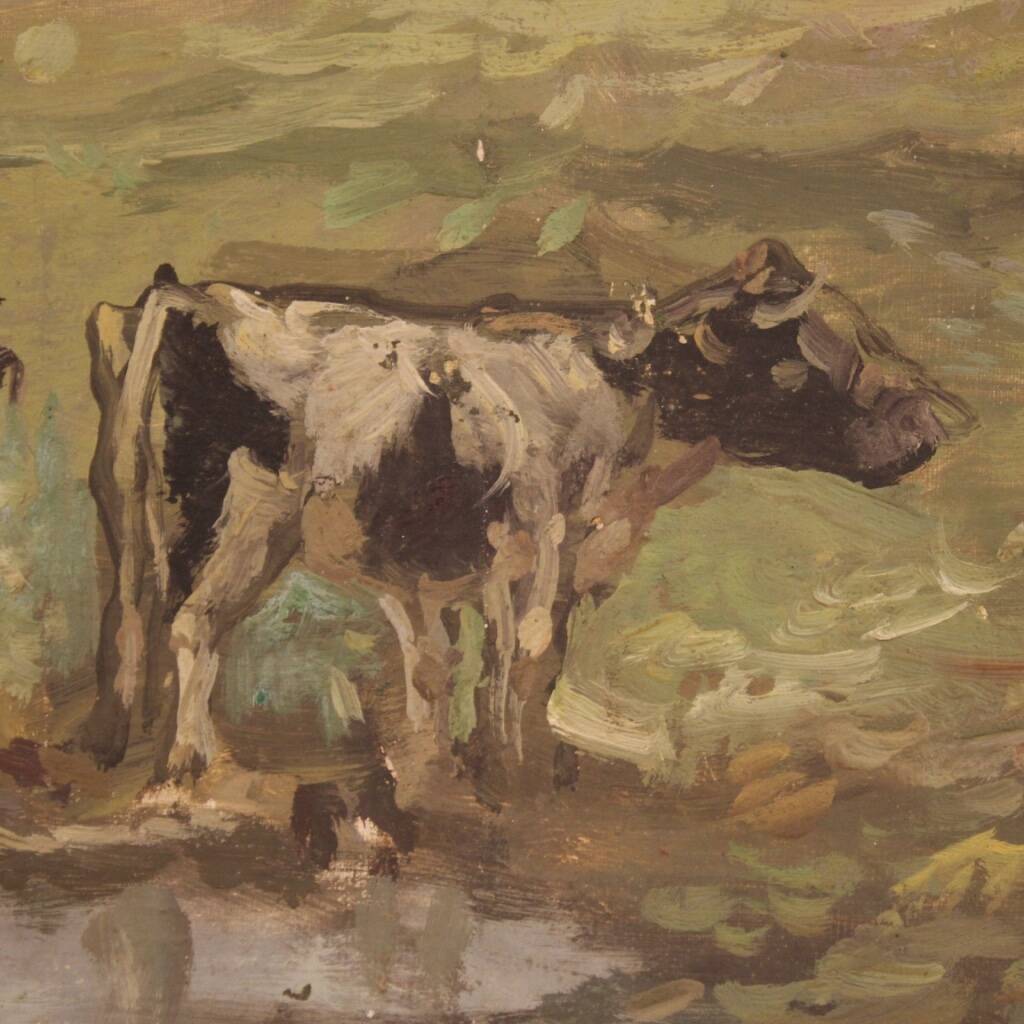 Great French painting landscape from the 20th century