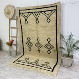 Handmade Moroccan Berber carpet 252 x 155 CM