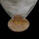 Amber liquor service 1930 glass and faceted carafe