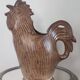 Zoomorphic ceramic pitcher from Vallauris, rooster shape