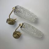 Vintage diamond point wall lights