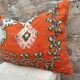 Housse de coussin Kilim berbère vintage : Coussin en laine marocaine