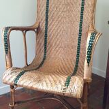 Wicker armchair