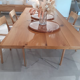 Table en chêne et verre