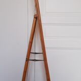 Vintage bamboo psyche mirror 38x150cm