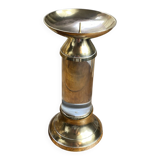 Lucite and brass candlestick, 1960s/70s