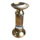 Lucite and brass candlestick, 1960s/70s