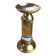 Lucite and brass candlestick, 1960s/70s