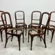 Set of 6 dining chairs no.715 by Gustav Siegel for J&J Kohn