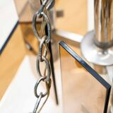 Lampes en verre orange six ampoules