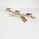 Mid Century Candlestick, WMF, designed by Kurt Radke, 1960s.