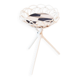 Rattan tripod plant stand