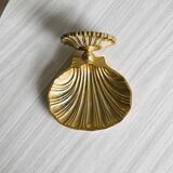 Gold metal bathroom accessories