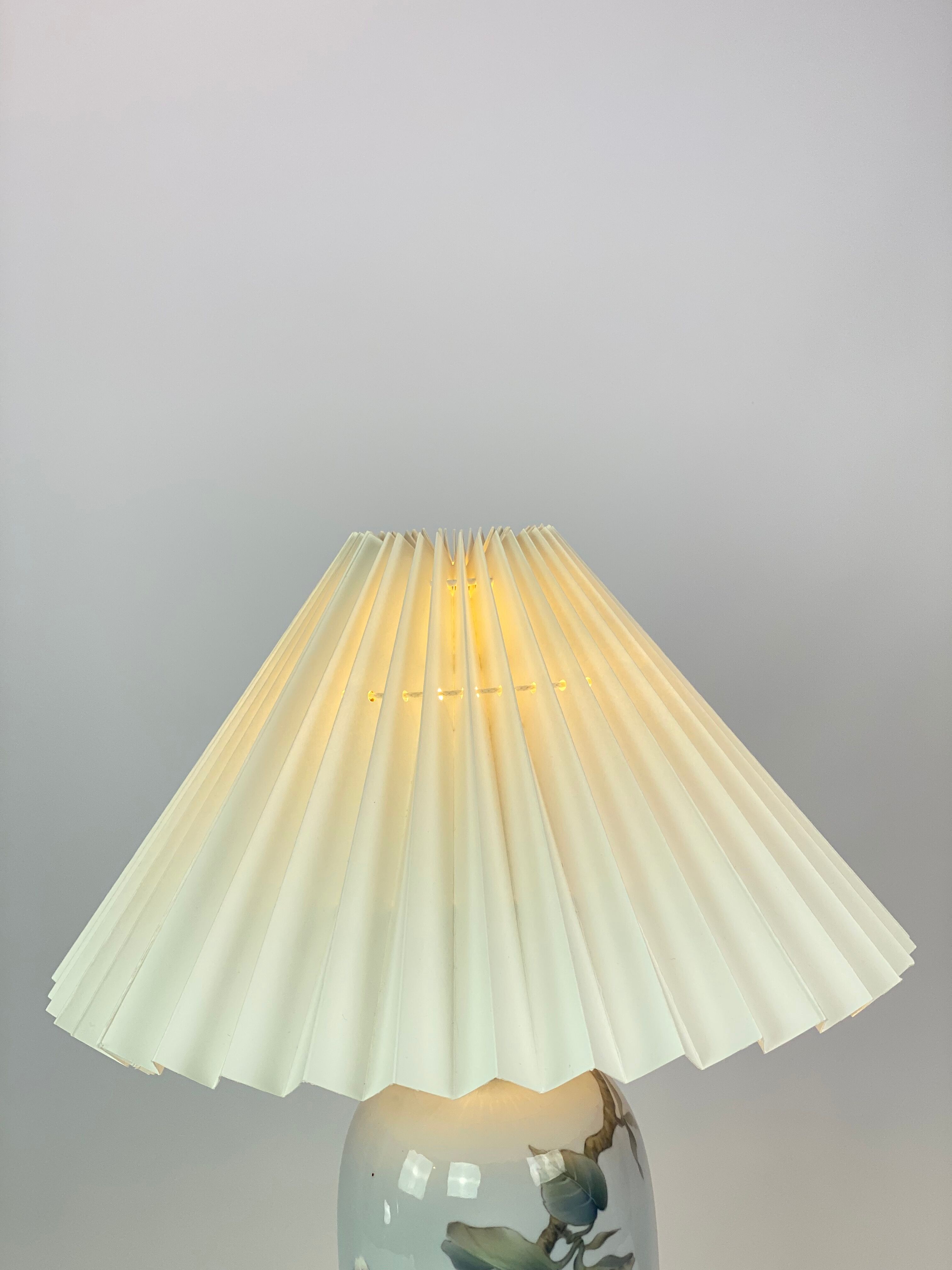 Royal Copenhagen porcelain lamp
