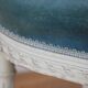 Pair of Louis XVI style medallion back chairs