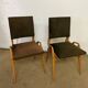 Paire de chaises vintage Maurice Pré des années 50