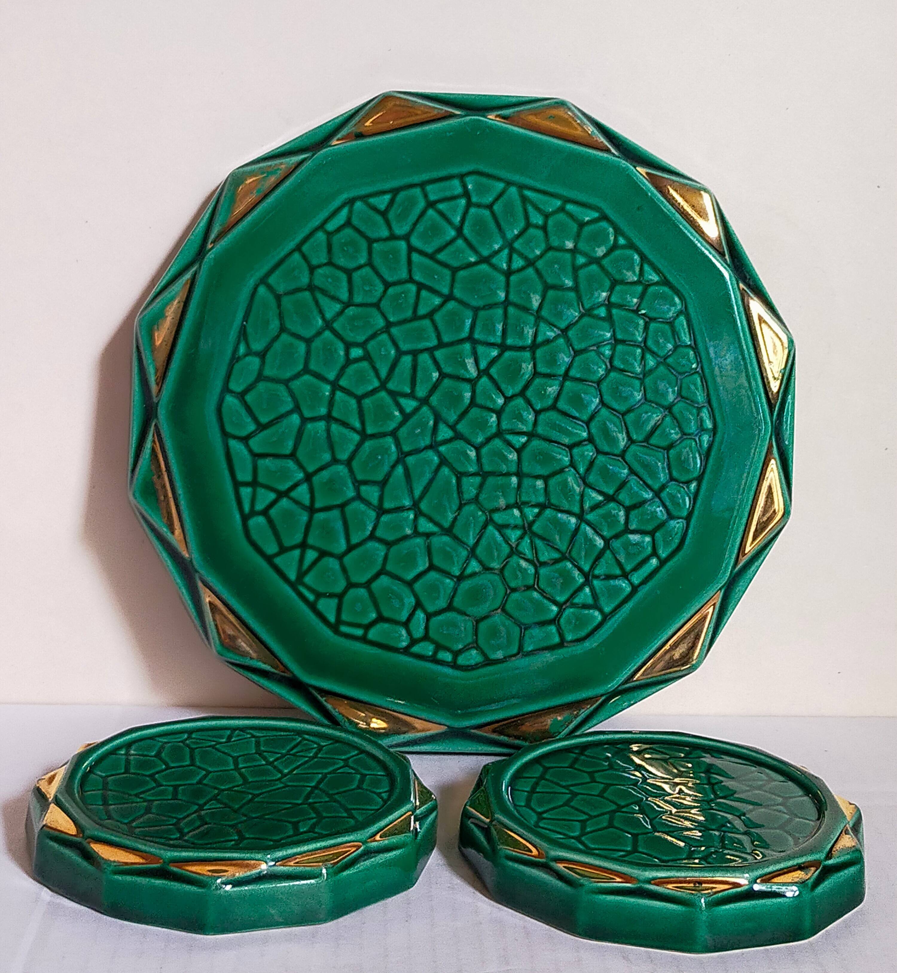 Slush trivets and bottle coastersvintages