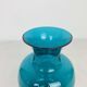 Scandinavian blue glass vase, Sweden 1960s