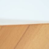 4 Zig Zag Ashwood Modernist Chairs after design Gerrit Rietveld, De Stijl 1930's