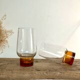 6 vintage luminarc glasses