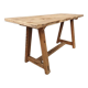Table basse tréteau d'atelier d'atelier Pin