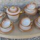 Tea tea porcelain coffee Limoges Ahrenfeldt gilding