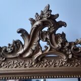 Miroir en bois et stuc doré 19ème
