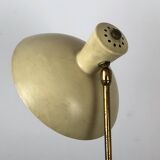 Midcentury Italian lacquer and brass table lamp from 50s