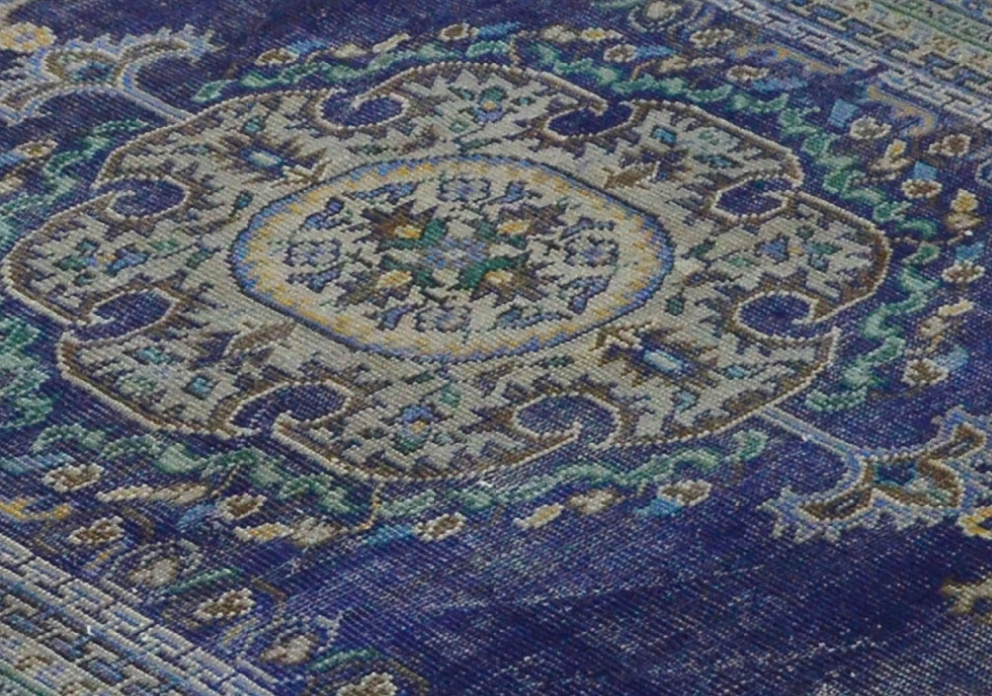 Anatolian handmade vintage rug 297 cm x 198 cm
