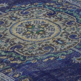 Anatolian handmade vintage rug 297 cm x 198 cm
