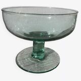 Murano blown glass fruit bowl / footed dish