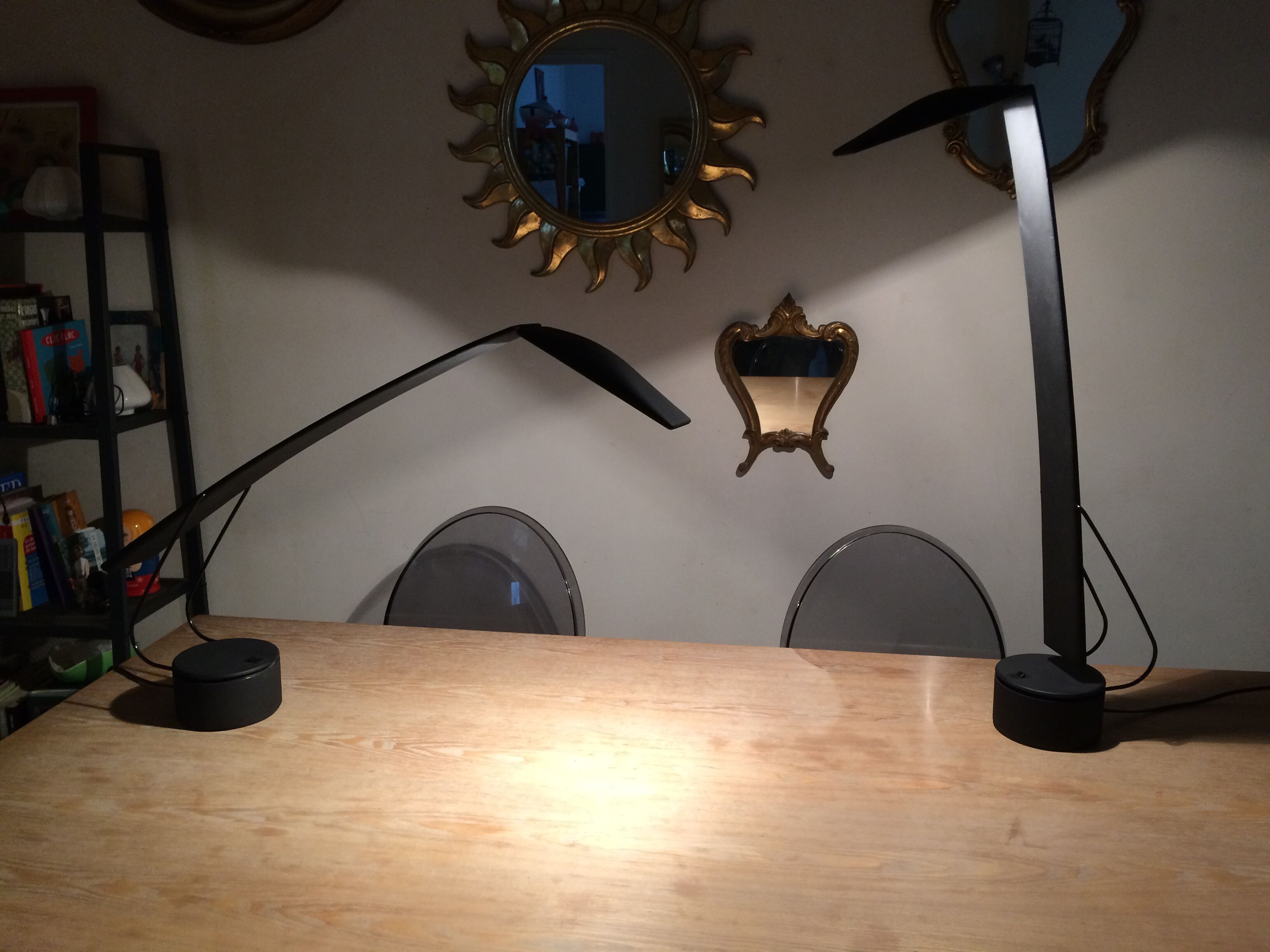 Office lamp Dove design Mario Barbaglia - Marco Colombo italianaluce vintage 80