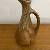 Ancien pichet carafe denbac grès flammé marron vintage